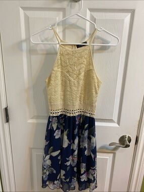 Crochet Floral Boho Summer Dress Eclipse Women’s Size Small Spring Party Teen